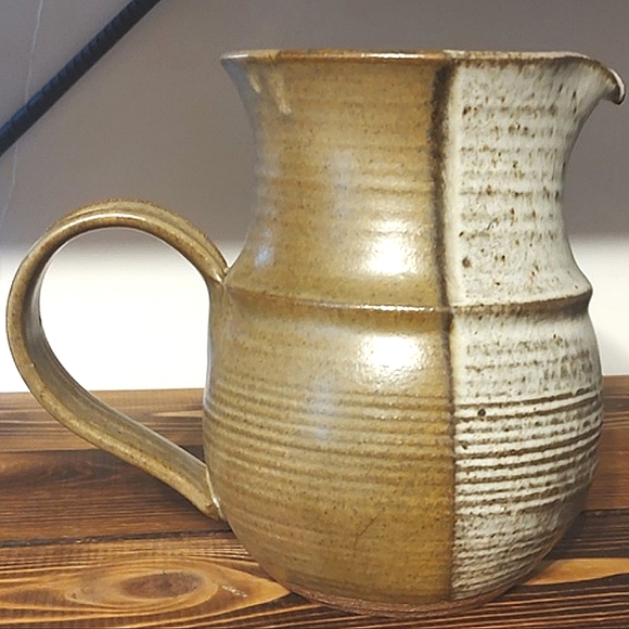 Studio Pottery Earthenware Jug Pitcher Vintage - Picture 2 of 9